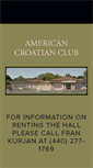 Mobile Screenshot of americancroatianclub.com