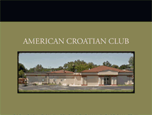 Tablet Screenshot of americancroatianclub.com